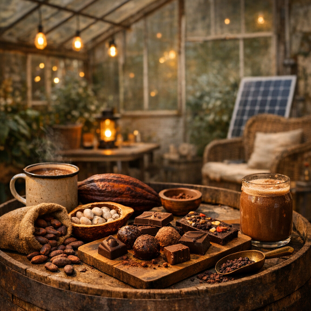 Ambachtelijke chocolade op een onverwachte plek