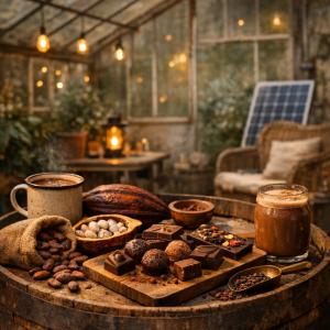 Ambachtelijke chocolade op een onverwachte plek