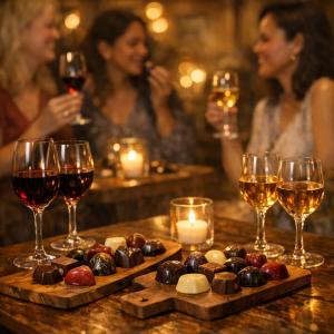 Een Betoverende Avond: Wijn en Chocoladeproeverij met AAUW