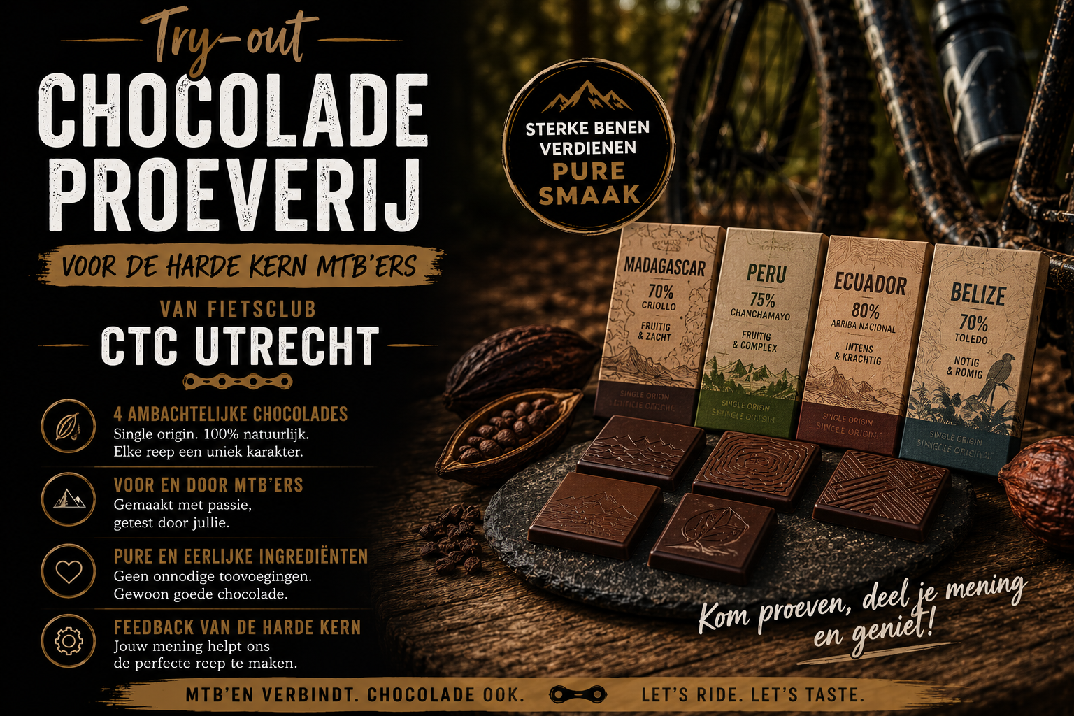 Try-out proeverij voor CTC Utrecht